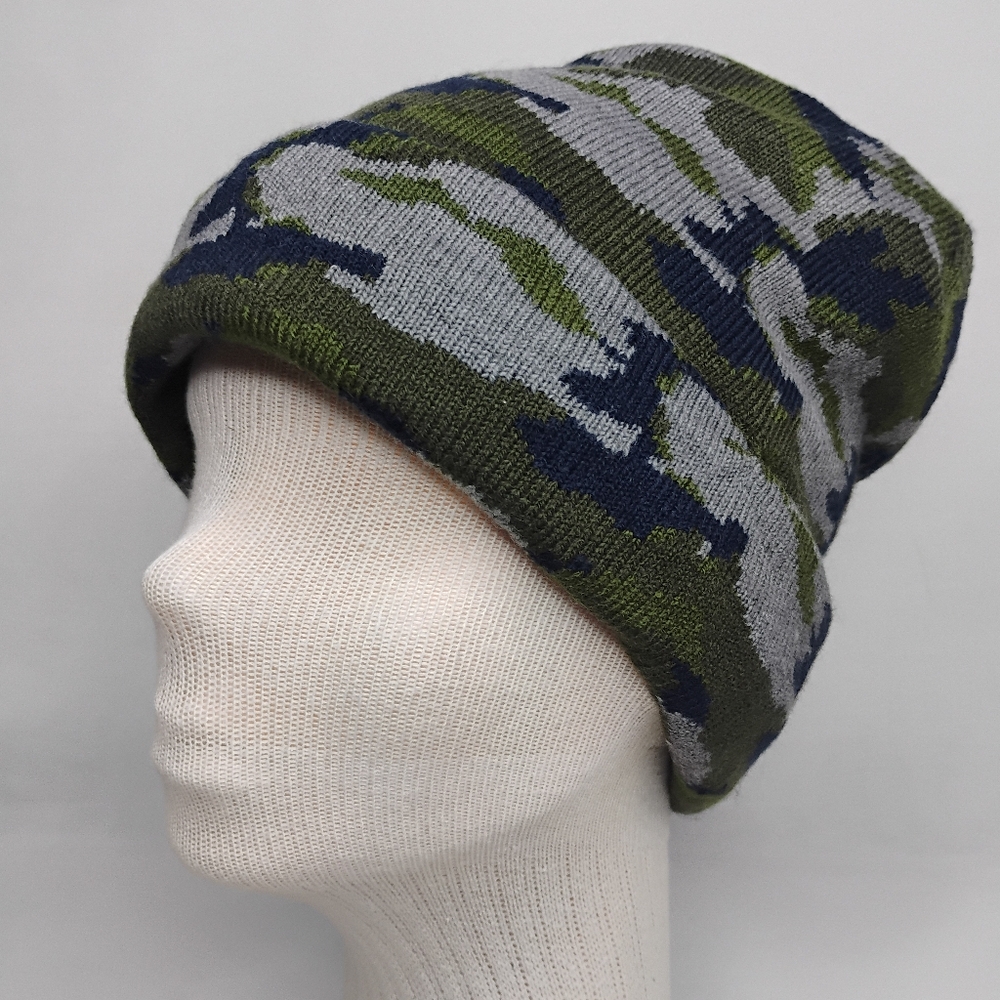 PLACE Kids Camo Winter Hat Warm Cuffed Beanie Army Military Hunting Camouflage